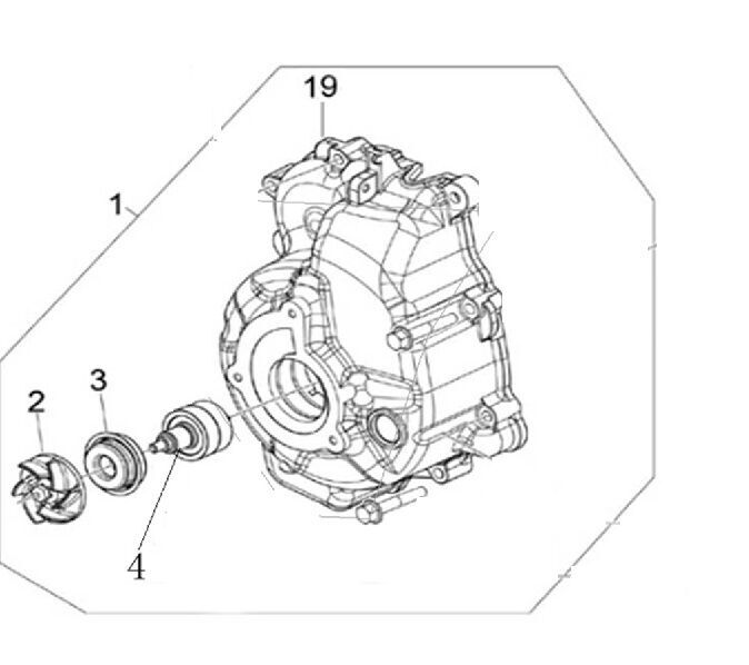 Xsuv 125 Statör Dış Kapak