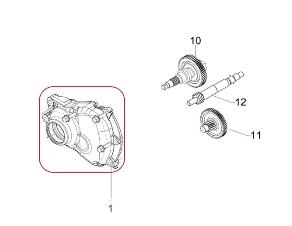 Xsuv 125 Şanzıman Kapağı