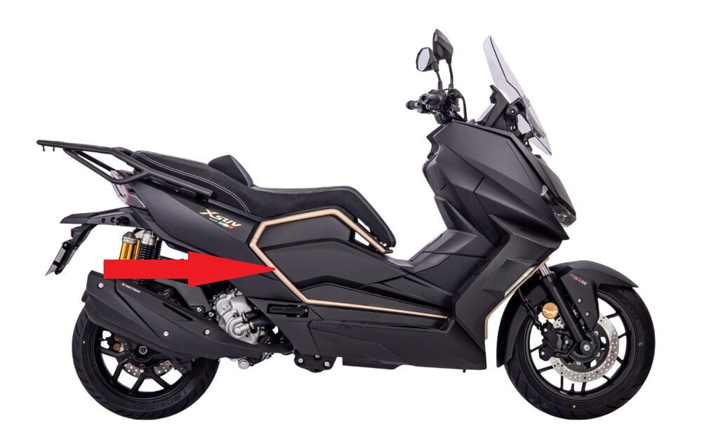 Xsuv 125 Sele Altı Kedor Kapağı Mat Sarı Sağ Alt