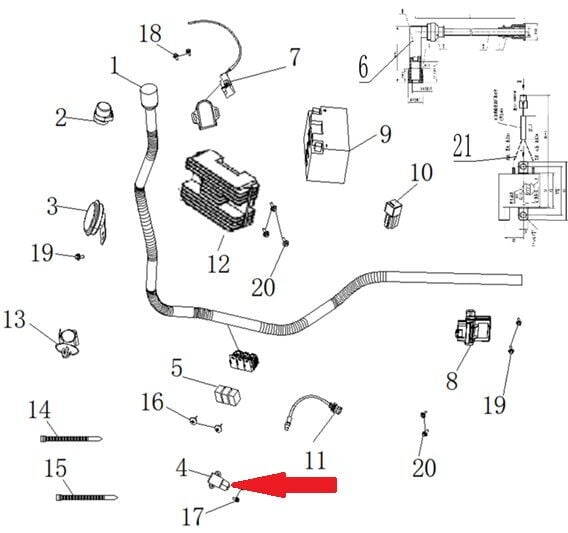 Xsuv 125 Yan Sehpa Müşürü