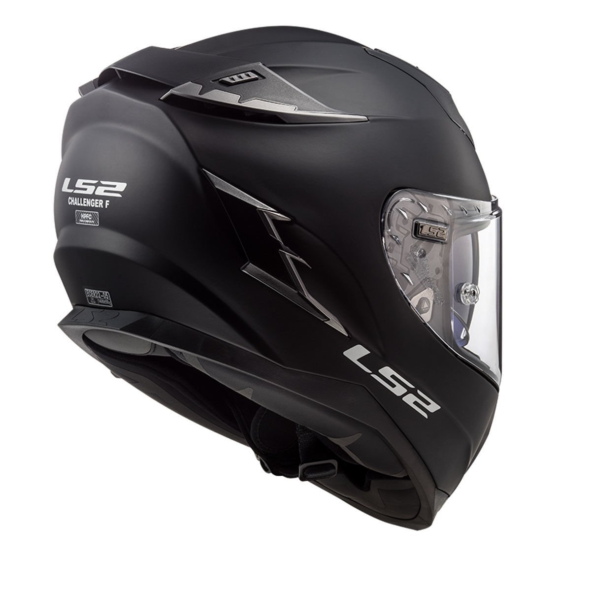 LS2 CHALLENGER MAT TITANIUM KASK Mat Siyah - 3XL