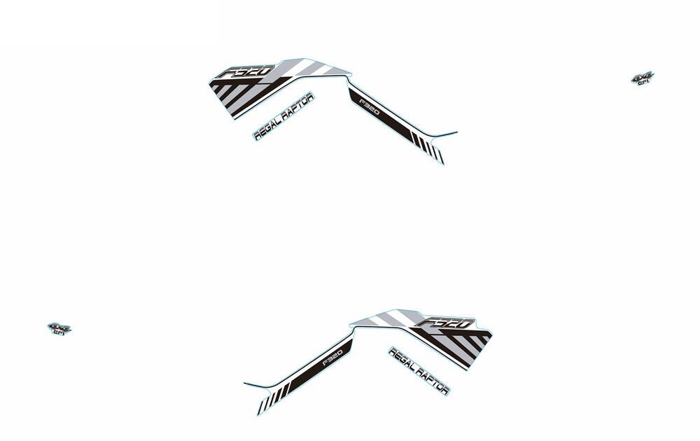 F320 STICKER SET BEYAZ