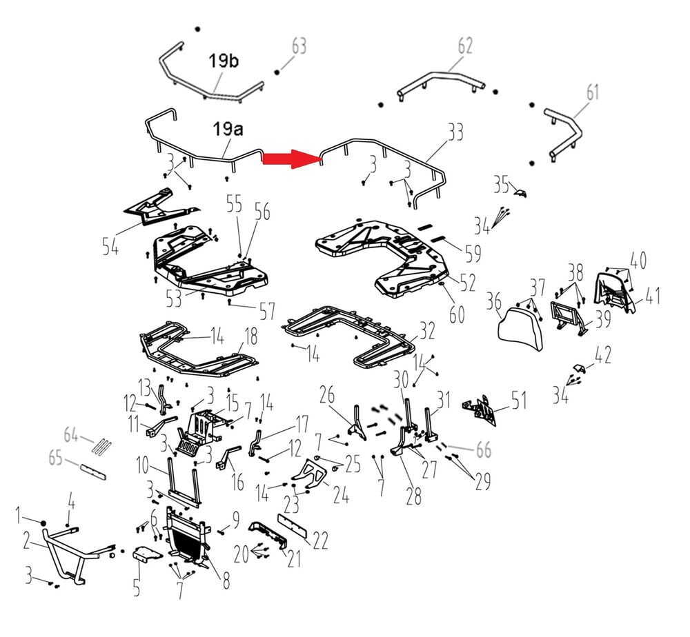 F320 Ön Çamurluk  Üst Koruma Demiri