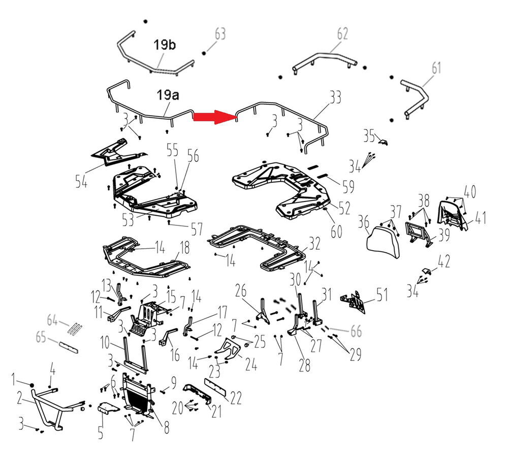 F320 Ön Çamurluk  Üst Koruma Demiri
