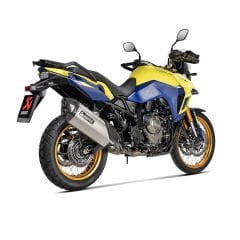 AKRAPOVIC S-S8SO1-HAFT SUZUKI V-STROM 800DE (22-24) SLIP-ON LINE (TITANIUM) EGZOZ