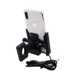 VEXO USBLI ALUMINIUM TELEFON TUTUCU GİDON BAĞLANTILI (CS-856C1 AÇIK MODEL)