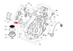Promax 650L Krank Yatağı Kırmızı Alt