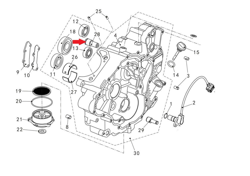 Promax 650L Ara Dişli Şaft