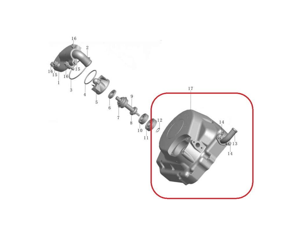 Pılder 125 Devirdaim Kapağı Krom