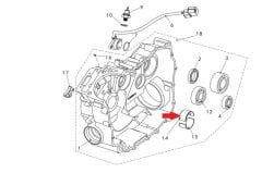 Promax 650L Sağ Kartel Krank Yatagı Üst Kırmızı