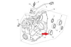 Promax 650L Sağ Kartel Krank Yatagı Alt Kırmızı