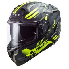 LS2 CHALLENGER SPIN MAT SİYAH-KOBALT KASK