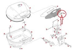 GIVI Z451 ÇANTA OVAL AMBLEM E450