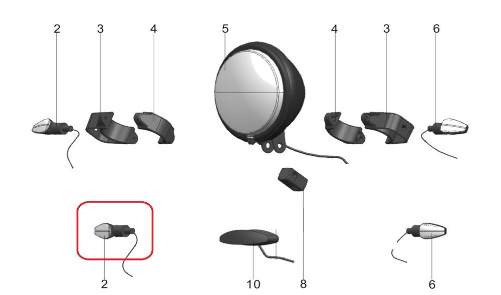 Pılder 125 Arka Sinyal Sol