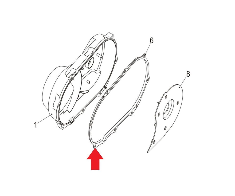 Promax 650L Debriyaj Kapak Contası
