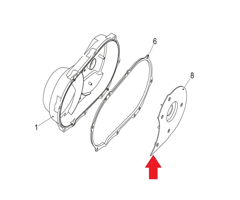 Promax 650L Debriyaj İç Fan Kapak