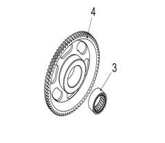 Promax 650L Marş Dişlisi Büyük