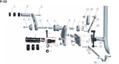 Daytona 400 Ön Basamak Tutucu Sol