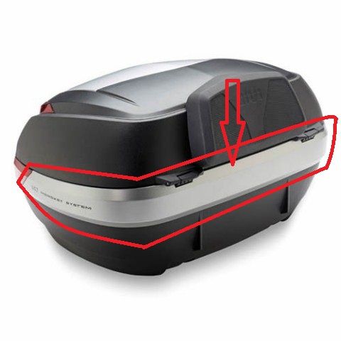 GIVI Z4701A900R ÇANTA GRİ ÇITA V47
