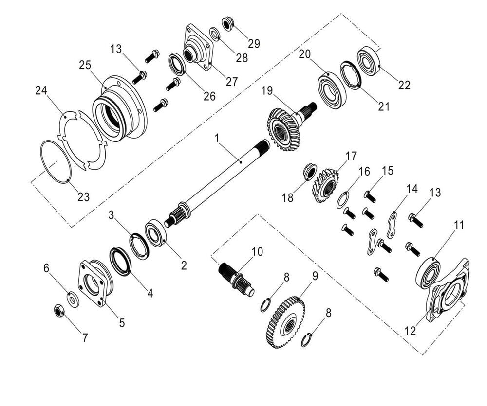 Promax 650L Şanzıman Uzun Komple