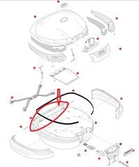 GIVI Z692R ÇANTA ARKA SIRT ÇITA GRİ E55