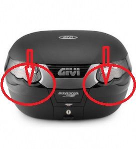 GIVI Z693N902R ÇANTA YAN ÇITA SİYAH (TK) E55