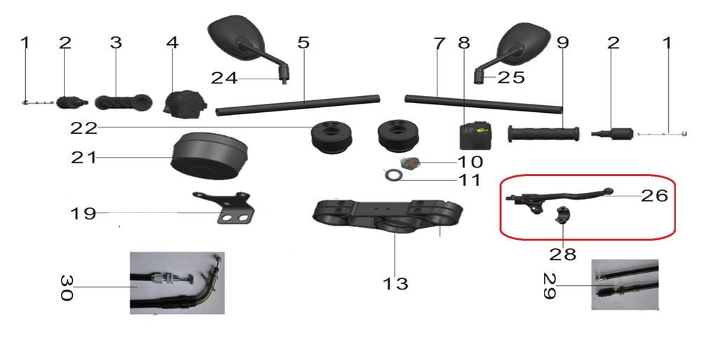Pılder 125 Debriyaj kütüğü komple