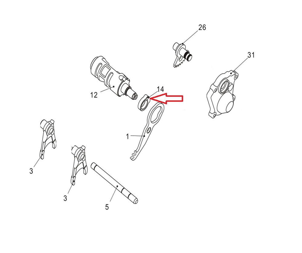 Promax 650L Vites İç Kol Somunu