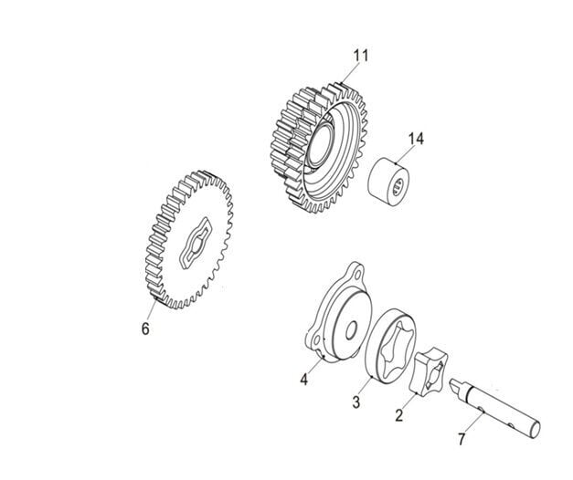 Promax 650L Yağ Pompası Komple