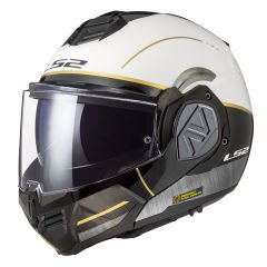 LS2 ADVANT IRON BEYAZ-SİYAH-JEANS KASK