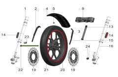 Pılder 125 Ön Jant