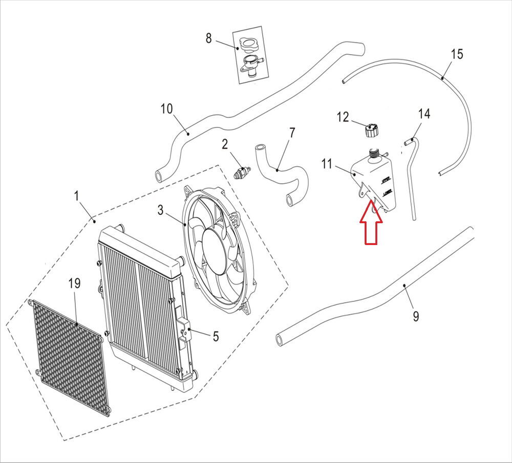 Promax 650L Radyatör Su Haznesi
