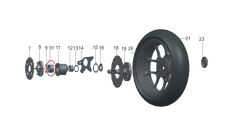 Pılder 125 Arka Dişli Rulmanı