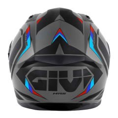 GIVI 50.8 MACH1 MAT GRİ-SİYAH-KIRMIZI KASK