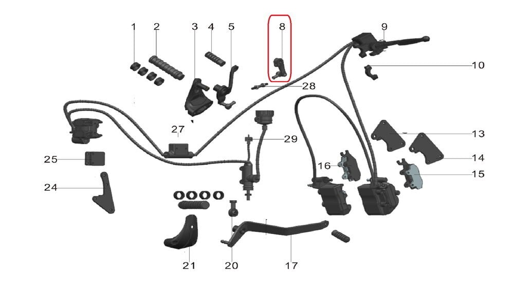 Pılder 125 Vites Mafsalı