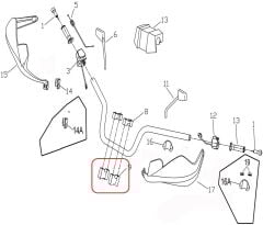 Promax 650L Gidon Alt Baglantı Braketi