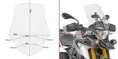 GIVI D5126ST BMW G 310 GS (17-24) RÜZGAR SİPERLİK
