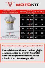 Revertech Aura Beyaz / Bel, Dirsek ve Sırt Korumalı Motosiklet Montu + ELDİVEN VE BUFF HEDİYELİ 3XL