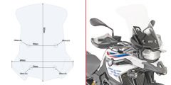 GIVI D5127ST BMW F 750 GS - F 850 GS (18-24) RÜZGAR SİPERLİK