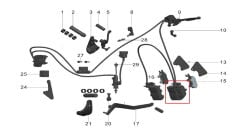 Pılder 125 Ön Fren Merkezi Alt Sağ