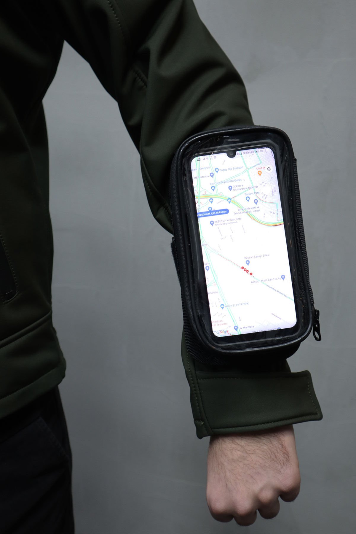 VEXO V11 Su Geçirmez Motosiklet Telefon Tutucu Kol Çantası