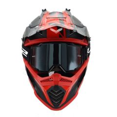 LS2 CHARGER GOGGLES MOTOKROS GÖZLÜK (IRIDIUM CAMLI) NEON TURUNCU Siyah