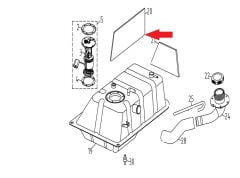 Promax 650L Yakıt Deposu Adiabatik Pelikül Sağ