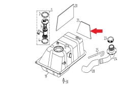 Promax 650L Yakıt Deposu Adiabatik Pelikül Arka