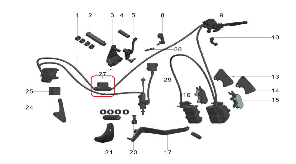 Pılder 125 Fren Hidrolik Dağıtıcı