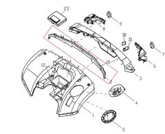 Promax 650L Arka Stop İç Çerçeve Grenajı