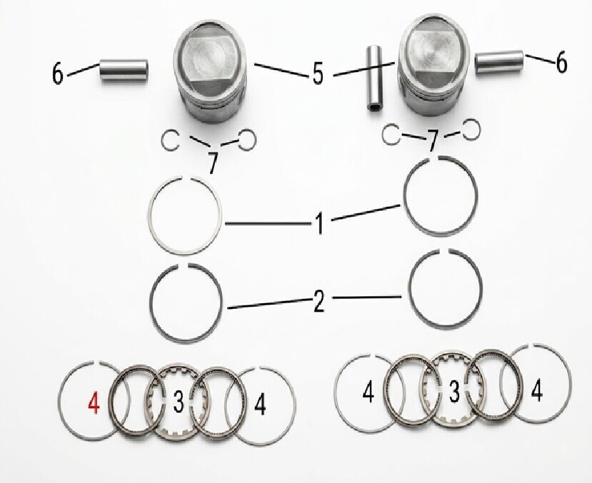 DY 250 Piston Set