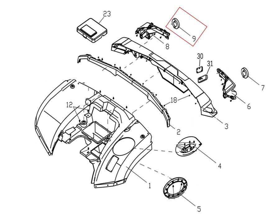 Promax 650L Arka Stop Sol