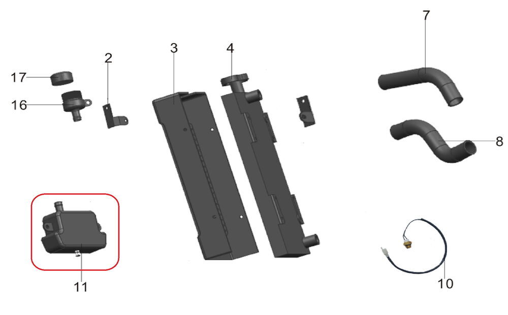 Pılder 125 Yedek Su Deposu
