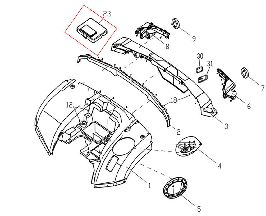Promax 650L Takım Kutusu Kapağı